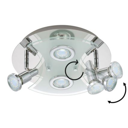 Briloner 2159-048LM - LED Спот SPLASH 4xGU10/3W/230V
