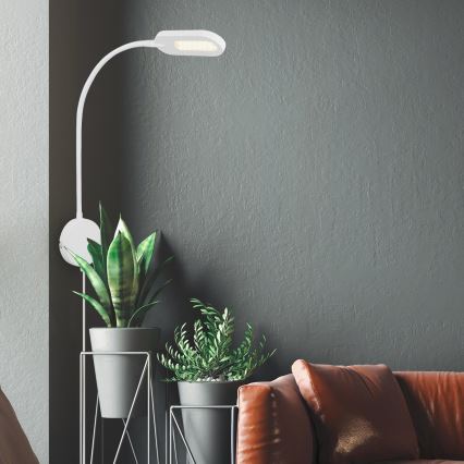 Briloner 2177016 - LED Димируем стена гъвкав лампа LED/6W/230V бял