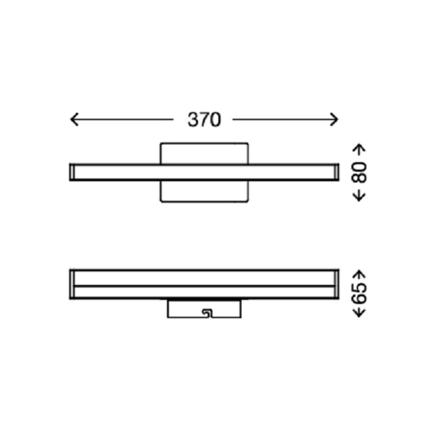 Briloner 2206-018 - LED Лампа за огледало в баня SPLASH LED/6W/230V IP23