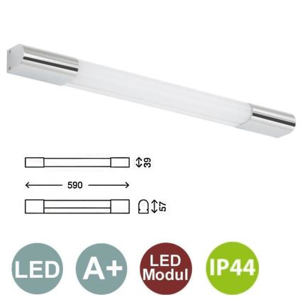 Briloner 2208-218 - LED За баня Стенна лампа SURF 1xLED/10W/230V IP44