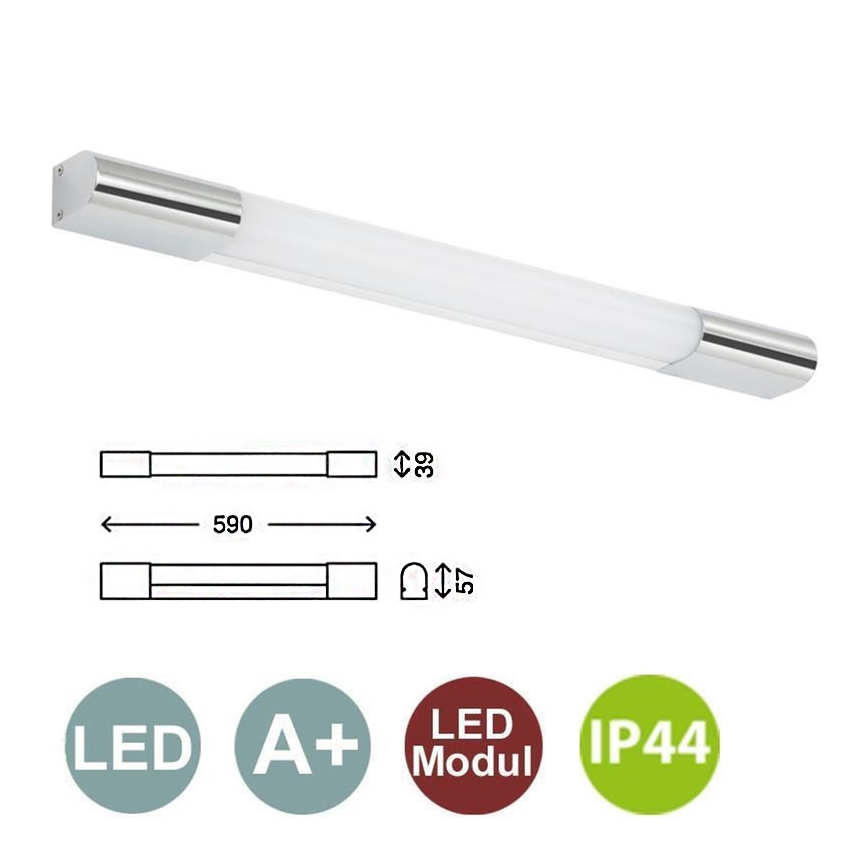Briloner 2208-218 - LED За баня Стенна лампа SURF 1xLED/10W/230V IP44