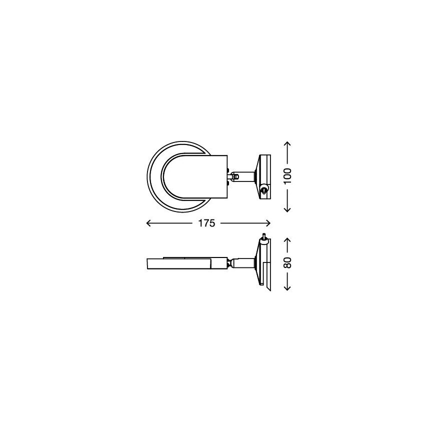 Briloner 2297-018 - LED Осветление за огледало SURF 1xLED/4,5W/230V