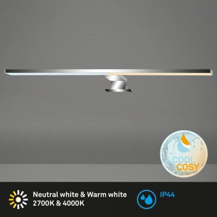Briloner 2299-018 - LED Димируема лампа за огледало в баня COOL&COSY LED/8W/230V 2700/4000K IP44