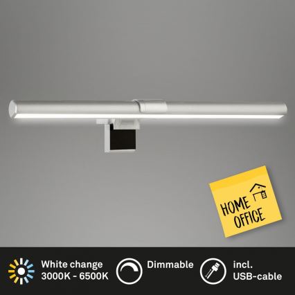 Briloner 2303-014 - LED Димируемо осветление за монитор LED/3,5W/5V 3000/4500/6500K