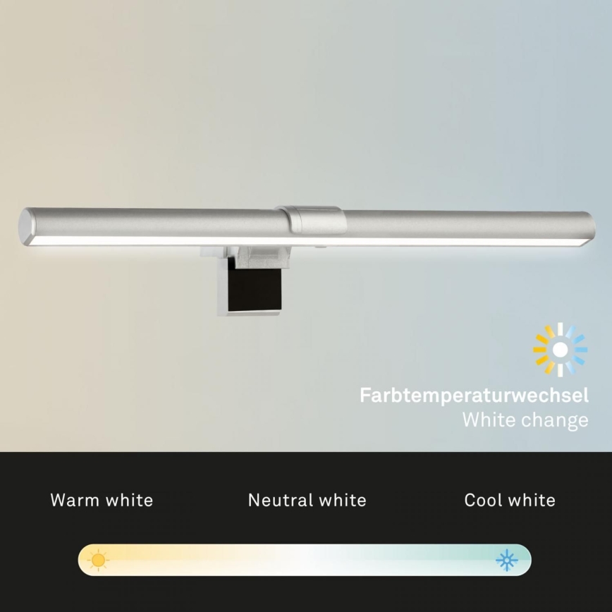 Briloner 2303-014 - LED Димируемо осветление за монитор LED/3,5W/5V 3000/4500/6500K