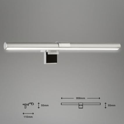 Briloner 2303-014 - LED Димируемо осветление за монитор LED/3,5W/5V 3000/4500/6500K