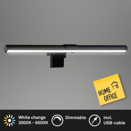 Briloner 2303-015 - LED Димируемо осветление за монитор LED/3,5W/230V 2700/4000/6500K