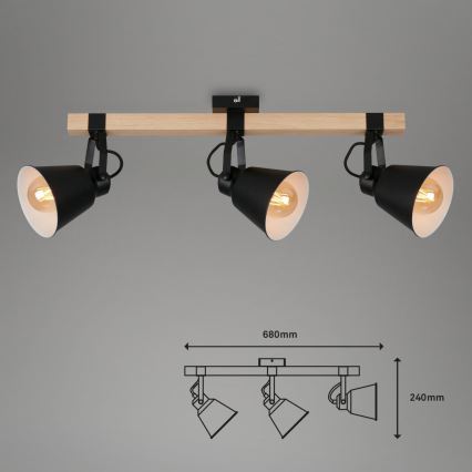 Briloner 2406-035 - Спот SPOT 3xE27/40W/230V