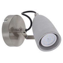 Briloner 2529-012 - LED Стенен спот THIMBLE 1xGU10/5W/230V бетон