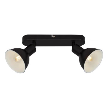 Briloner 2674-025 - Спот RETRO 2xE14/25W/230V черен