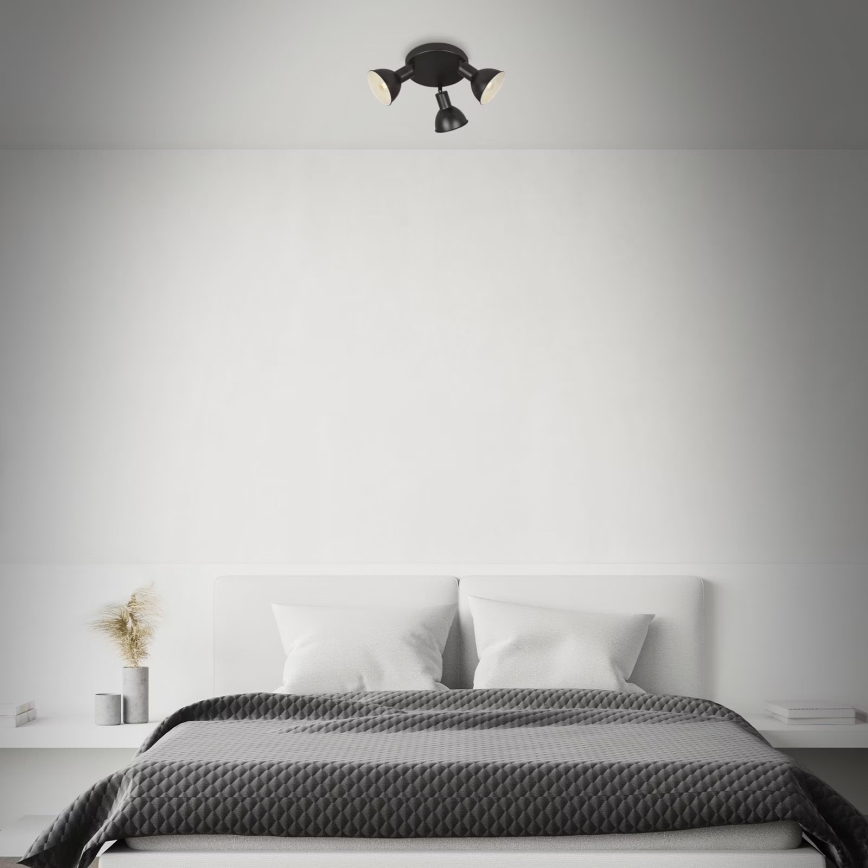 Briloner 2674-035 - Спот RETRO 3xE14/25W/230V черен