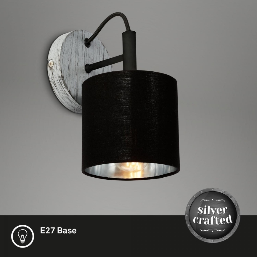 Briloner 2737-014 - Аплик SILVER CRAFTED 1xE14/25W/230V