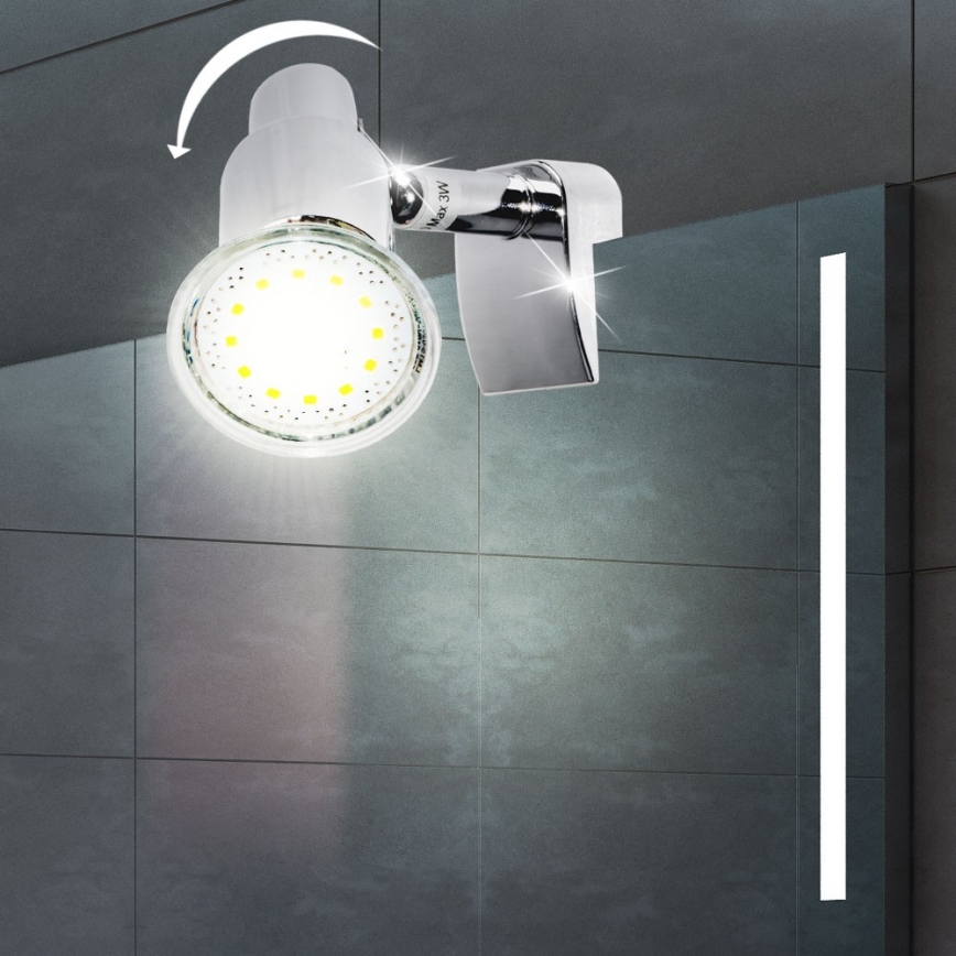 Briloner 2792-018 - LED Лампа за огледало SPLASH 1xGU10/3W/230V