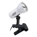 Briloner 2794/016P - Лампа с щипка 1xE14/40W/230V черна/бяла