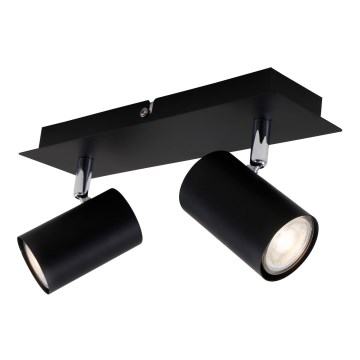 Briloner 2857-025 - Спот SPOT 2xGU10/40W/230V черен