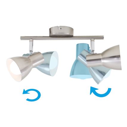 Briloner 2860-022 - Спот 2xE14/25W/230V