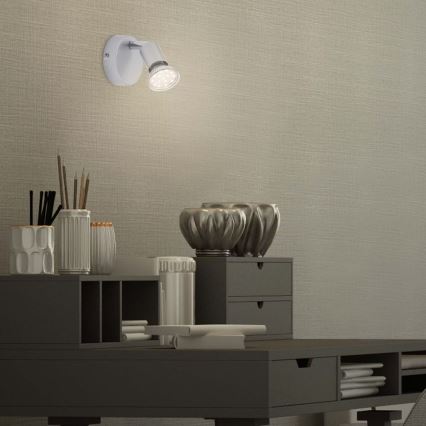 Briloner 2906-014 - LED Стенен спот PICCO 1xGU10/3W/230V