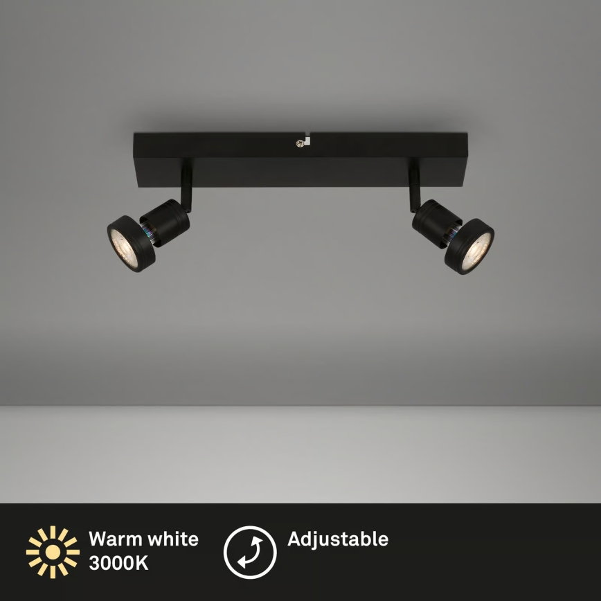 Briloner 2926-025 - LED точково осветително тяло 2xGU10/4,9W/230V