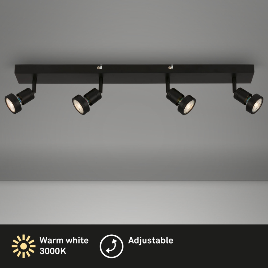 Briloner 2926-045 - LED точково осветително тяло 4xGU10/4,9W/230V