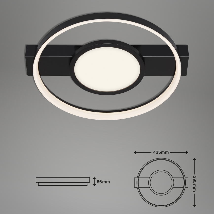 Briloner 3026-015 - LED Димируем плафон FRAME LED/33W/230V