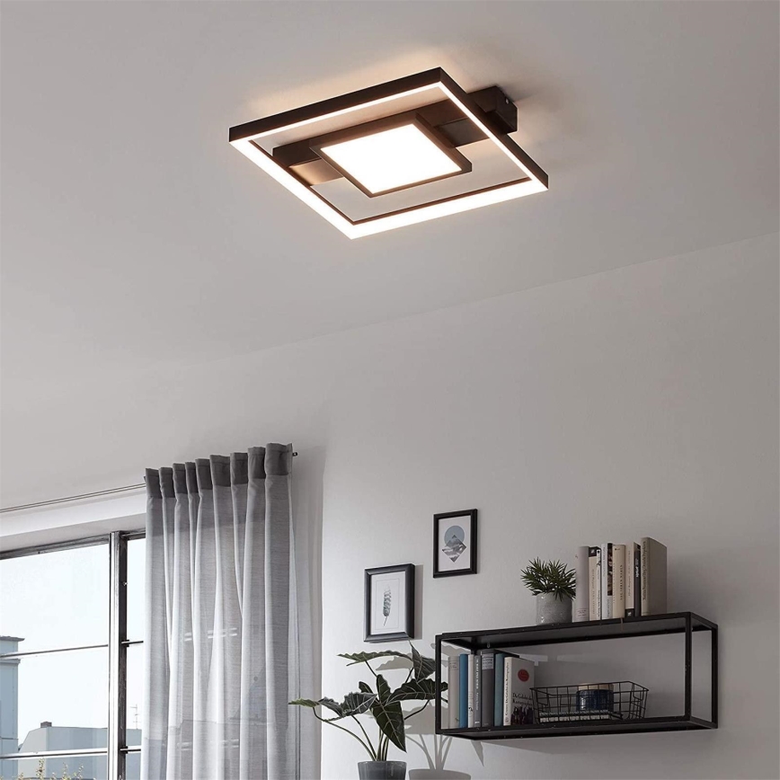 Briloner 3028-015 - LED Димируем плафон FRAME LED/38W/230V