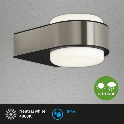 Briloner 3035-012- LED Екстериорен аплик HANAU LED/6,5W/230V IP44 матов хром