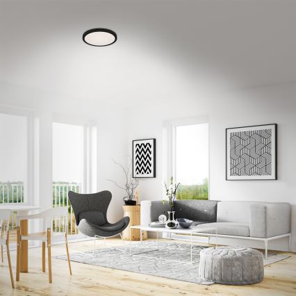 Briloner 3048-015 - LED Плафон RUNA LED/18W/230V черен
