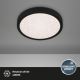 Briloner 3048-015 - LED Плафон RUNA LED/18W/230V черен