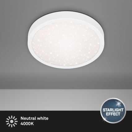 Briloner 3048-016 - LED Плафониера RUNA LED/18W/230V бял