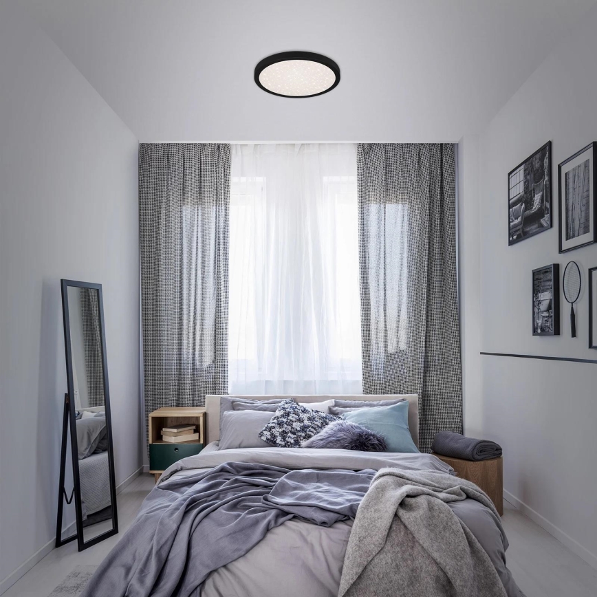 Briloner 3071-015 - LED Плафониера RUNA LED/24W/230V черен