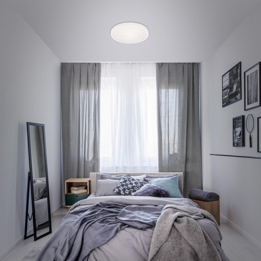 Briloner 3071-016 - LED Плафониера RUNA LED/24W/230V 4000K Ø 38 см бял