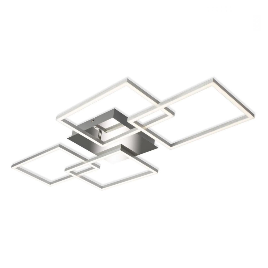 Briloner 3091-018 - LED Димируем плафон FRAME LED/30W/230V лъскав хром