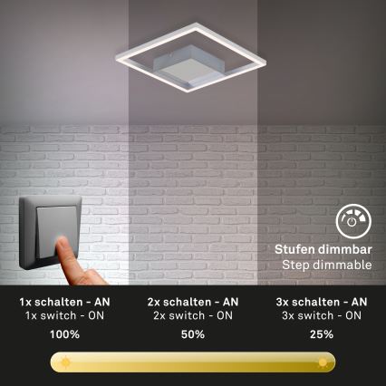 Briloner 3105-018 - LED Димируема лампа FRAMES LED/9,7W/230V