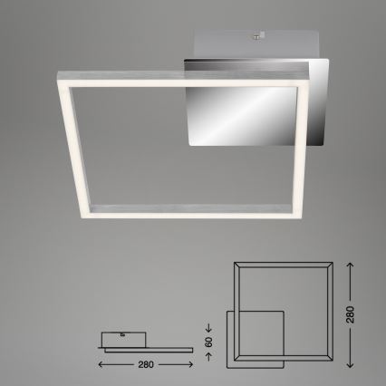 Briloner 3105-018 - LED Димируема лампа FRAMES LED/9,7W/230V