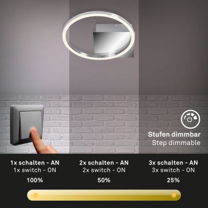Briloner 3106-018 - LED Димируема лампа FRAMES LED/7,5W/230V