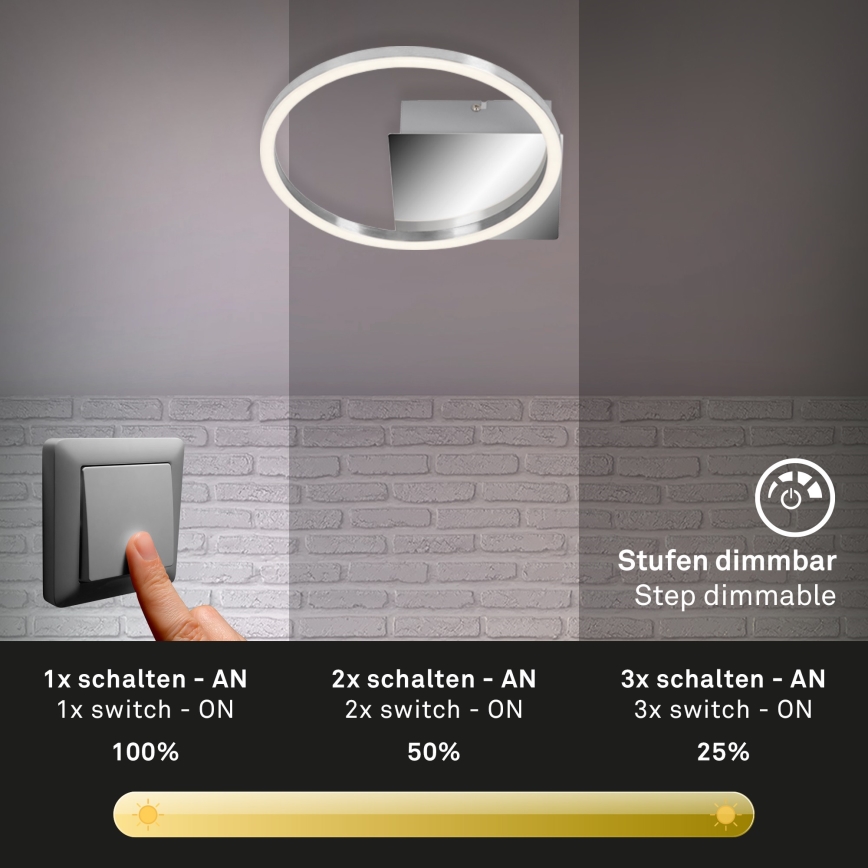 Briloner 3106-018 - LED Димируема лампа FRAMES LED/7,5W/230V