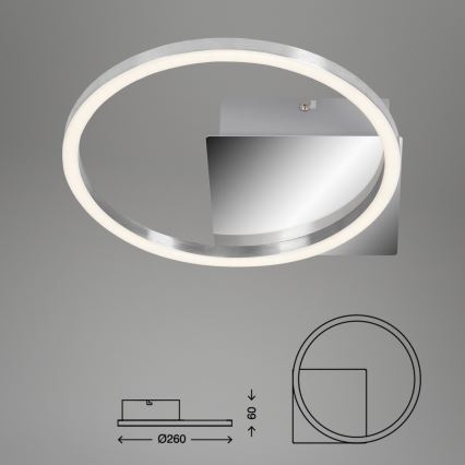 Briloner 3106-018 - LED Димируема лампа FRAMES LED/7,5W/230V