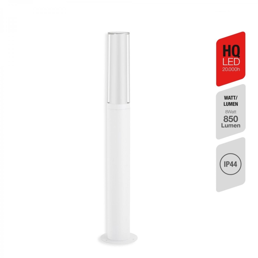 Briloner 311406TF - LED Екстериорна лампа LED/8W/230V IP44 4000K 57 см бял