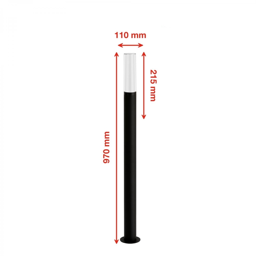 Briloner 311505TF - LED Екстериорна лампа LED/8W/230V IP44 4000K 97 см черен