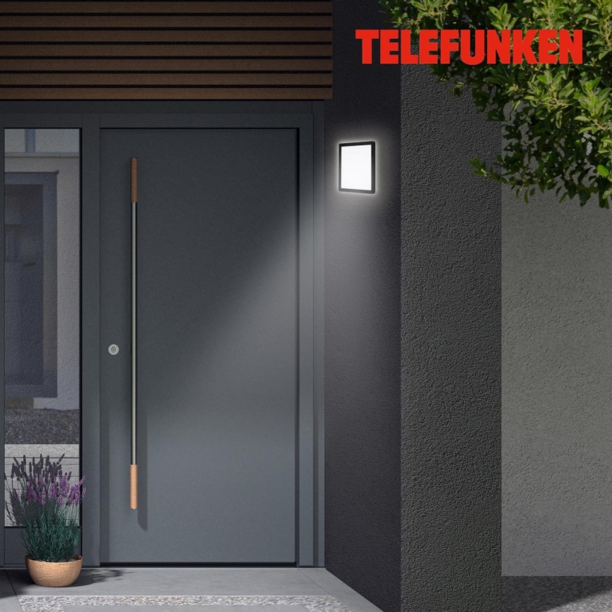 Briloner 313505TF - LED Екстериорен аплик LED/15W/230V IP44 4000K черен