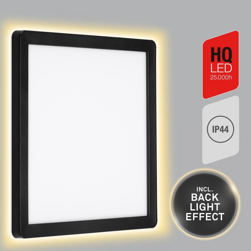 Briloner 313505TF - LED Екстериорен аплик LED/15W/230V IP44 4000K черен