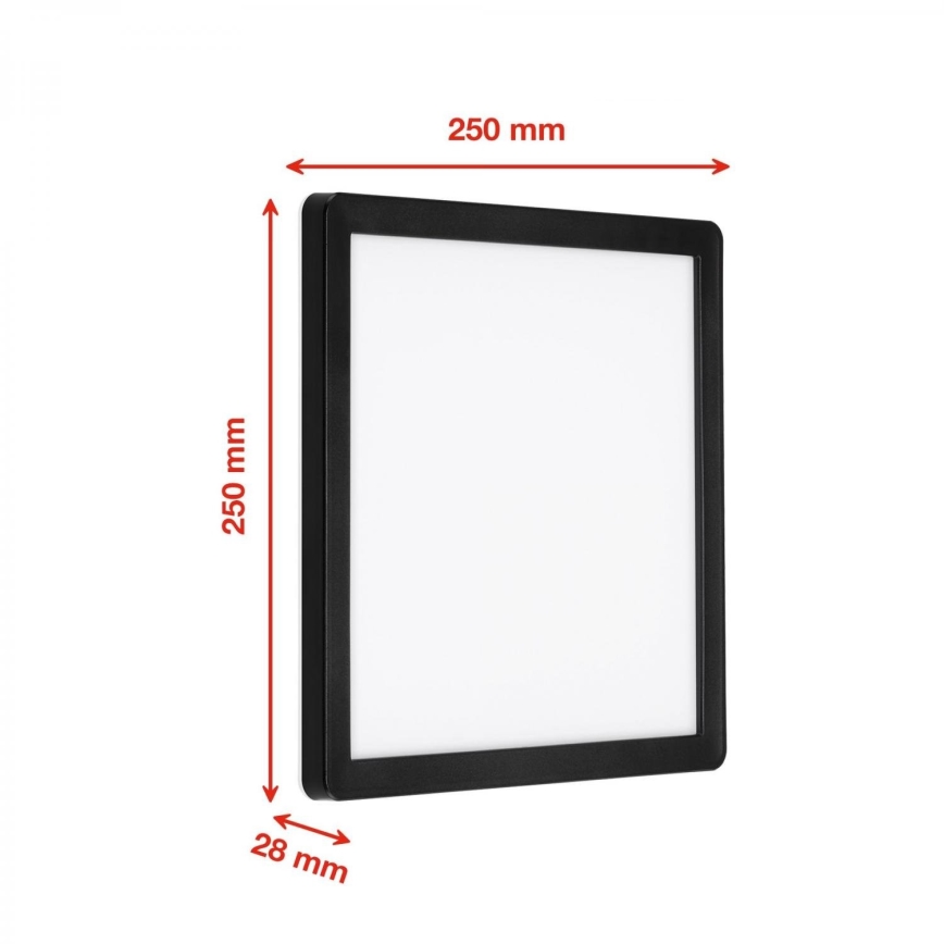 Briloner 313505TF - LED Екстериорен аплик LED/15W/230V IP44 4000K черен