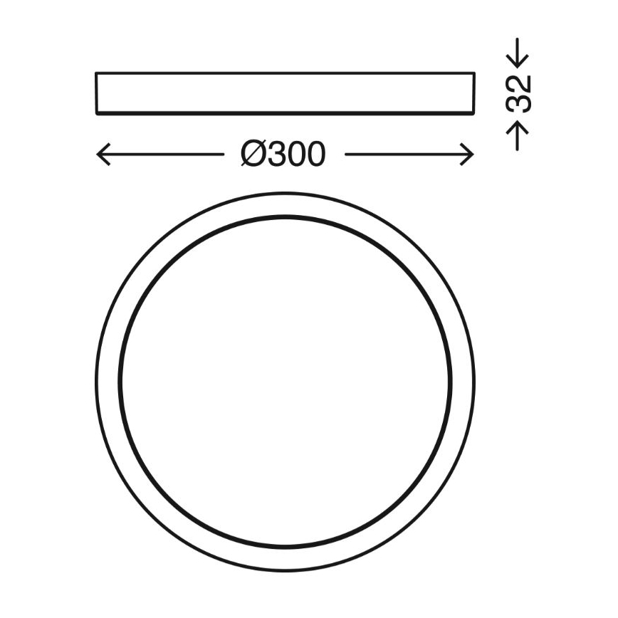Briloner 3144-018 - LED Димируем плафон за баня COOL&COSY LED/21W/230V 2700/4000K IP44