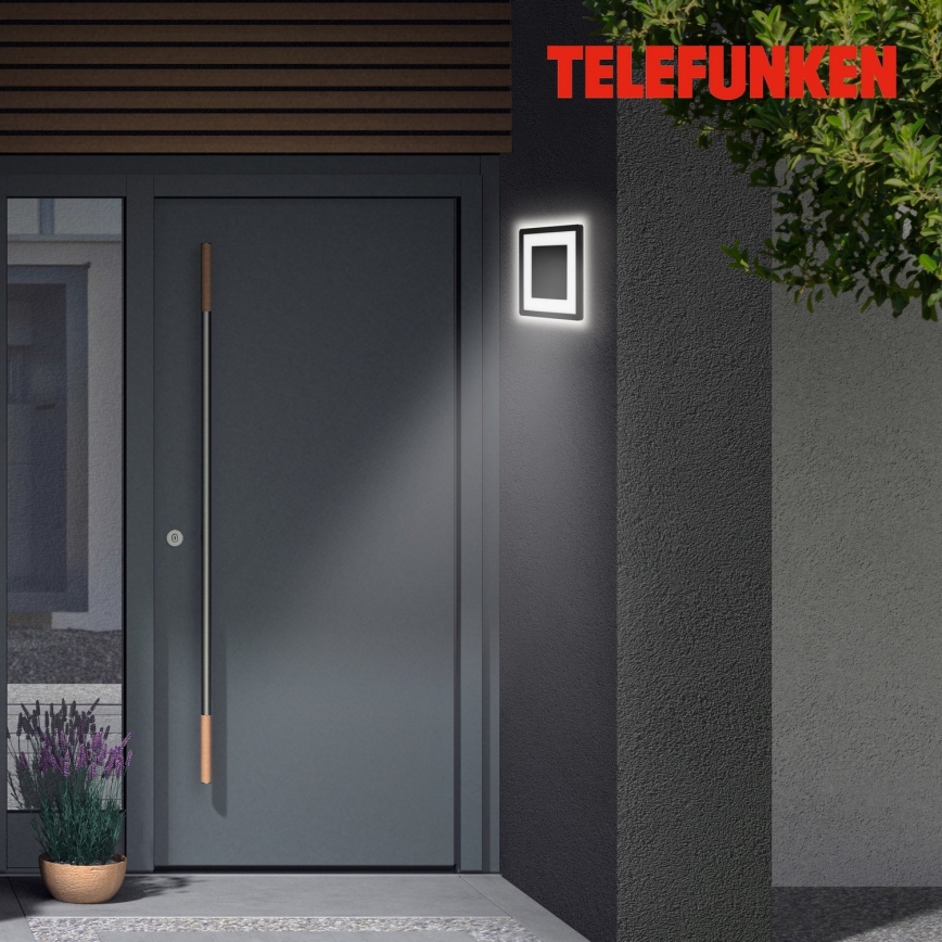 Briloner 315905TF - LED Екстериорен аплик LED/15W/230V IP44 4000K черен