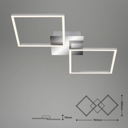 Briloner 3192-018 - LED Лампа FRAMES 2xLED/16W/230V