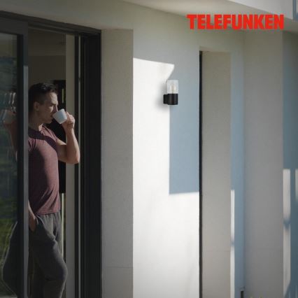 Briloner 320505TF - Екстериорен аплик 1xE27/12W/230V IP44 черен