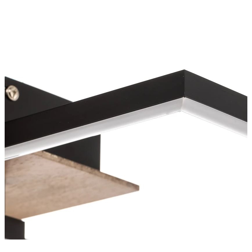 Briloner 3210-014 - LED Димируем плафон FRAME 2xLED/11W/230V кафяв