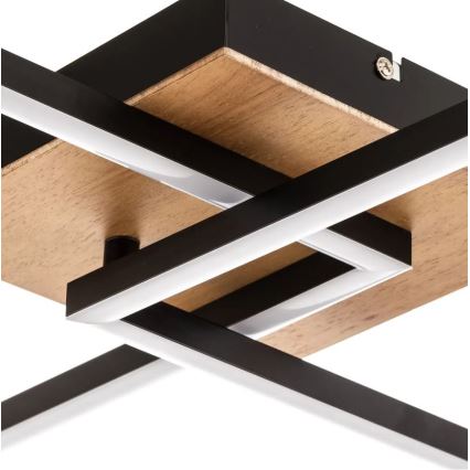 Briloner 3210-014 - LED Димируем плафон FRAME 2xLED/11W/230V кафяв