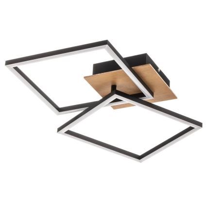 Briloner 3210-014 - LED Димируем плафон FRAME 2xLED/11W/230V кафяв