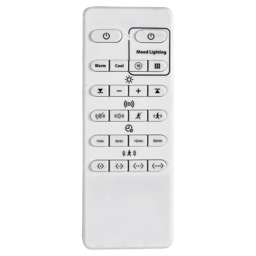 Briloner 3227-015 - LED RGB Димируем плафон със сензор TALENA LED/24W/230V черен + дистанционно управление